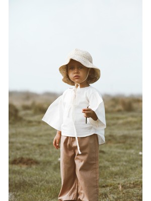 Lalia Holly Keten Gömlek Kız Çocuk