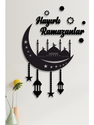Allians Ramazan Temalı Duvar Süslemesi, Hoş Geldin Ramazan Dekoru, Şık ve Renkli Tasarım