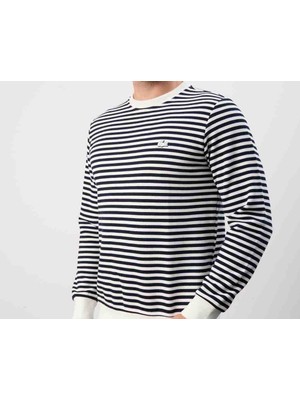 Lacoste Bisiklet Yaka Çizgili Regular Fit Sweatshirt