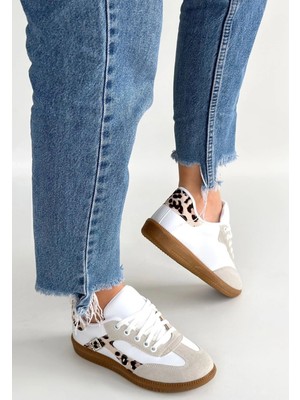 isiltikidsmoda Mier Beyaz Cilt Bağcıklı Spor Ayakkabı