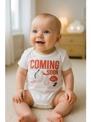 Bebek Zıbın Leylek Baskılı