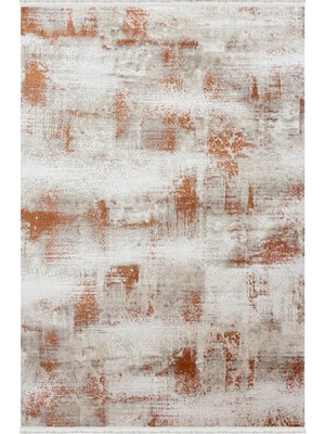 Woolen Halı Rustik Akrilik Halı 3209 Terra