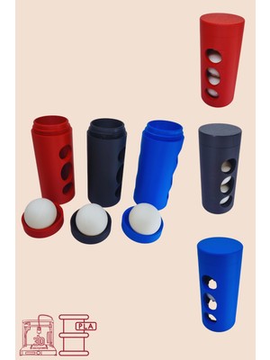 HayalEtGelsin3D 🏓 Masa Tenisi Top Kutusu – 3D Baskı Vidalı Saklama Kabı