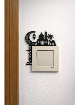 Allians Şık Ramazan Priz ve Anahtar Üstü Dekoratif Süs, Evlerinize Zarif Dokunuş