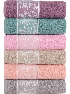 Hepta Collection Sare Organik Pamuklu 6 Adet El-Yüz Havlu Seti 50X90 cm