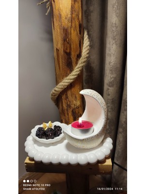 Allians Şamdan 3'lü Ramazan Süslemeleri, Zarif ve Şık Dekorasyon Seti