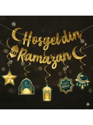 Allians Ramazan Temalı LED Işıklı 3'lü Hoşgeldin Ya Şehir Süsleri
