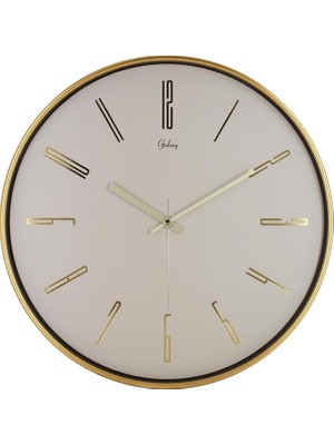 Braventa Collection Emores 41 cm Akar Saniye Sessiz Mekanizma Duvar Saati