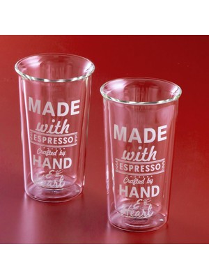 Braventa Collection Jumbo Glory Çift Cidarlı 2'li Desenli Bardak 350 ml