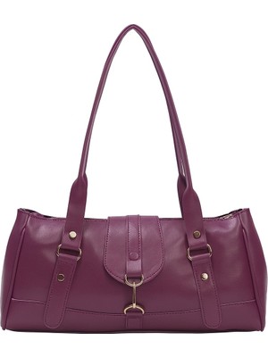 World Star Premium Metal Aksesuar Kapamalı Kadın Omuz ve El Çantası