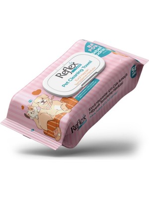 Braventa Collection Reflex Care Evcil Hayvanlar Için Çok Amaçlı Hijyenik Temizleme Havlusu 50’li