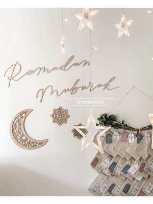Allians Ramazan Temalı Duvar Dekoru, Süsleme, Kutlama Atmosferi Için Şık Tasarım