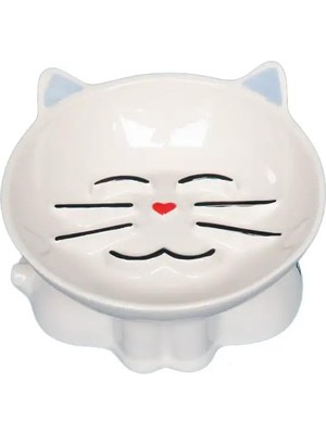 Braventa Collection Melove Porselen Yavaş Yeme Mama Kabı (Sky)