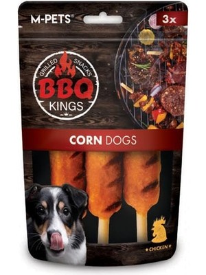 Braventa Collection M-Pets Bbq Kıngs Corn Dogs Chıcken Ödül 90GR