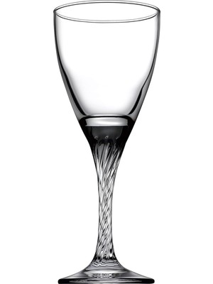 Braventa Collection Pasabahce Twist Şarap Kadehi 170 cc Damla Logo 3 Ofset Pk 24