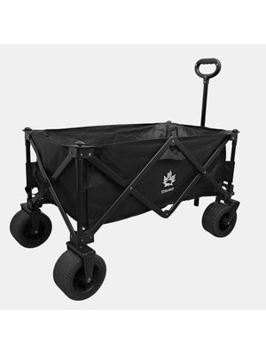 Braventa Collection Seven Moose Kamp Arabası Katlanır Büyük Boy Taşıma Arabası Frenli ve Geniş Tekerlekli Alışveriş Arab