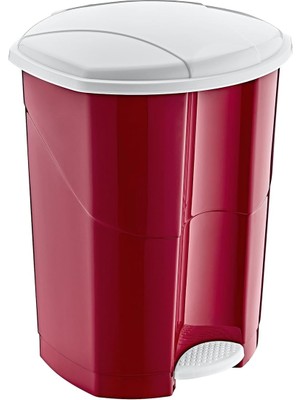 Braventa Collection Smartware Pedallı Çöp Kovası 30 Lt Carmen Kırmızı