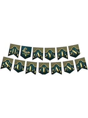 Allians Ezan ve Ramazan Temalı Zarif Zig Zag Uzayabilen Ramazan Süsü