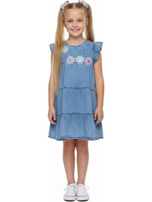 Baglan Kız Çocuk Kot Elbise BGL-ST05200