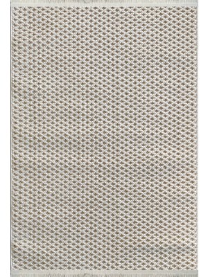 Woolen Halı Woolen Tual Anti Alerjik Bukle Halı 8403 Krem