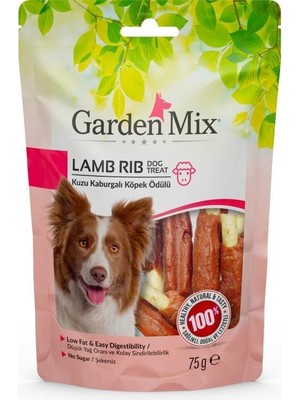 Braventa Collection Garden Mix Kuzu Kaburgali Köpek Ödülü 75 gr