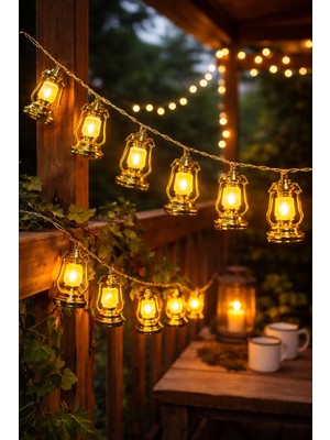 Allians 10'lu LED Ramazan Feneri Seti, 2m, Dekorasyon ve Aydınlatma Için