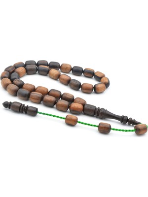 Murty99 Mustafa Uysal Yapımı Fıçı Kesim Teksas Abanoz Ağacı Tesbih