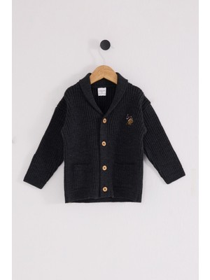 U.s. Polo Assn Bebek Hırka USB2608 Antrasit Melanj