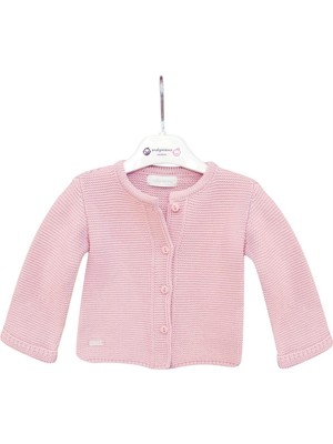 Andywawa AC24333 Basic Bebe Ceket Pink