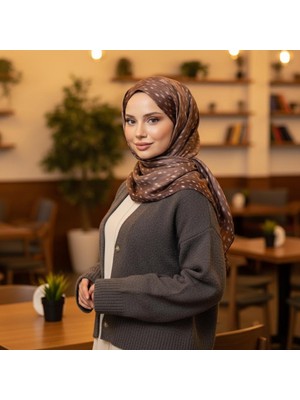 Revam Collection Ceylan Bambi Desenli Pamuk Soft Trend Kadın Şal