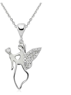 Bazarhane Gümüş Melek Annem Bayan Kolye