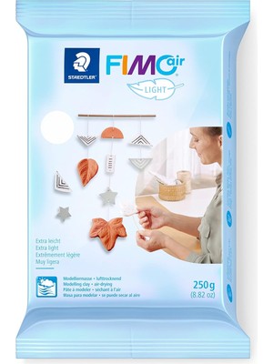 Delixa Staedtler Fımo 8130-0 Modelleme Kili Fimoair Basic Lıght 300 gr Beyaz
