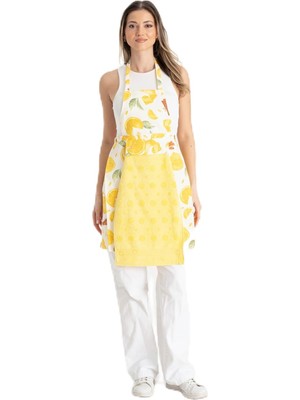 Braventa Collection Enoteks Sarı Havlulu Su Geçirmez Mutfak Önlüğü, Yetişkinler Için Önlük, Erkekler Kadınlar Için Pişir