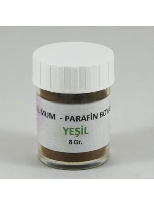 Braventa Collection Parti Vitrini Yeşil Renk Jel Mum ve Parafin Toz Boyası 5 gr