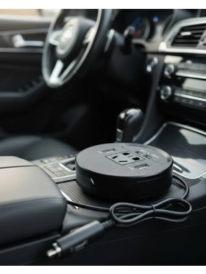 Mulvxkrg KRG02 Araç Içi Power Inverter Çoklu USB Girişli Hızlı ve Güvenli Şarj (Mulvix)