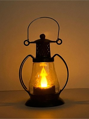 Allians Şık LED Işıklı Ramazan Feneri, Dekoratif ve Parlak 11 cm