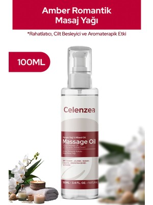 Özbience Doğal Amber Romantik Aromaterapi Masaj Yağı 100ML, Rahatlatıcı ve Keyifli Deneyim