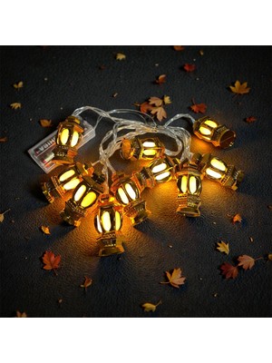 Allians Ramazan Temalı LED Fener, Renkli Işık, 2 Metre Uzunluk