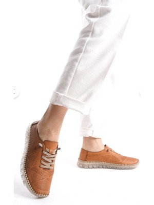 Msc Hakiki Deri Kadın Yeni Sezon Hakiki Deri Günlük Kadın Ayakkabı Esnek Taban Comfort Taban