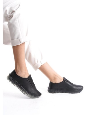 Msc Hakiki Deri Kadın Yeni Sezon Hakiki Deri Günlük Kadın Ayakkabı Esnek Taban Comfort Taban