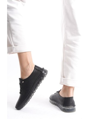 Msc Hakiki Deri Kadın Yeni Sezon Hakiki Deri Günlük Kadın Ayakkabı Esnek Taban Comfort Taban