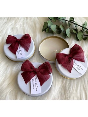 Bianı Tasarım Söz, Nişan, Kına Gecesi, Bride To Be, Bekarlığa Veda, Metal Kutulu Mum Hediyelik 10 Adet