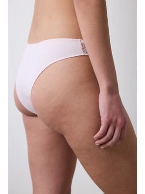Penti Lace Pembe Brazilian Külot