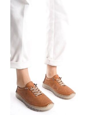 Msc Hakiki Deri Kadın Yeni Sezon Hakiki Deri Günlük Kadın Ayakkabı Esnek Taban Comfort Taban