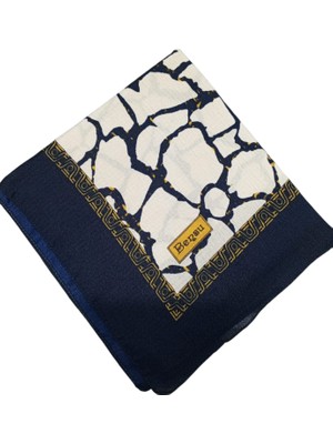 Bensu Marka Mermer Desenli Eşarp