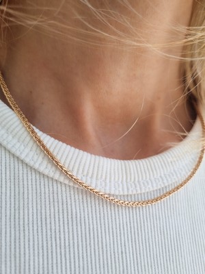 MoM's Collection Artemis Rose  Ince Zincir Kolye