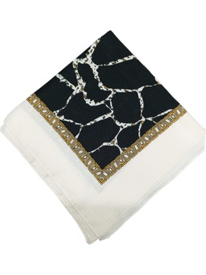 Bensu Marka Mermer Desenli Eşarp