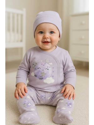 Babycan Kız Bebek Takım Lila