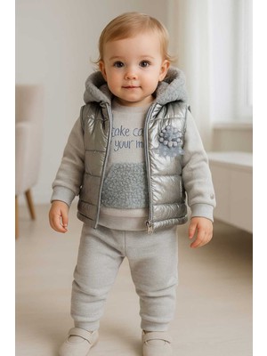 Yavrucak Kids Bebek Mevsimlik 3 Lü Kız Takım