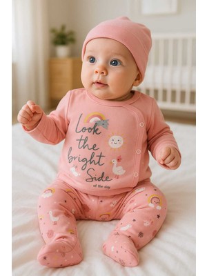 Babycan Kız Bebek Gökküşagı Takım